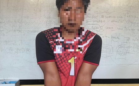 Dua Pelaku Curanmor Diciduk Polsek Bumi Raya, 7 Kendaraan Hasil Curian Disita