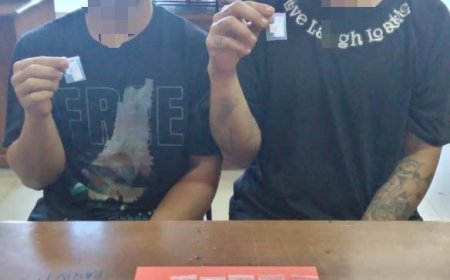 Satresnarkoba Polres Morowali Tangkap Dua Pengedar Sabu di Fatufia, Amankan 15 Paket Siap Edar